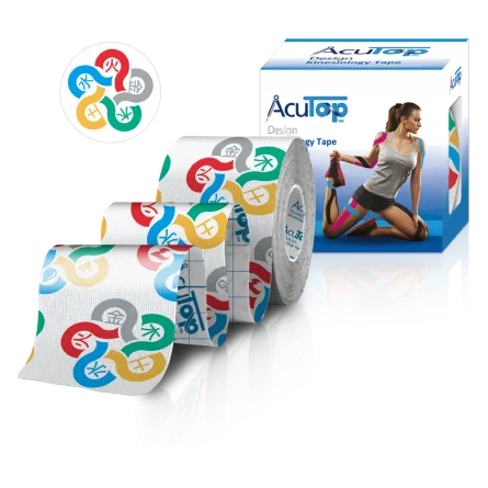 AcuTop 5cm x 5m kinesiology tape, various designs - Image 3