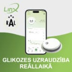 LinX CGM - nepārtraukta glikozes līmeņa uzraudzības (NGLU) sistēma