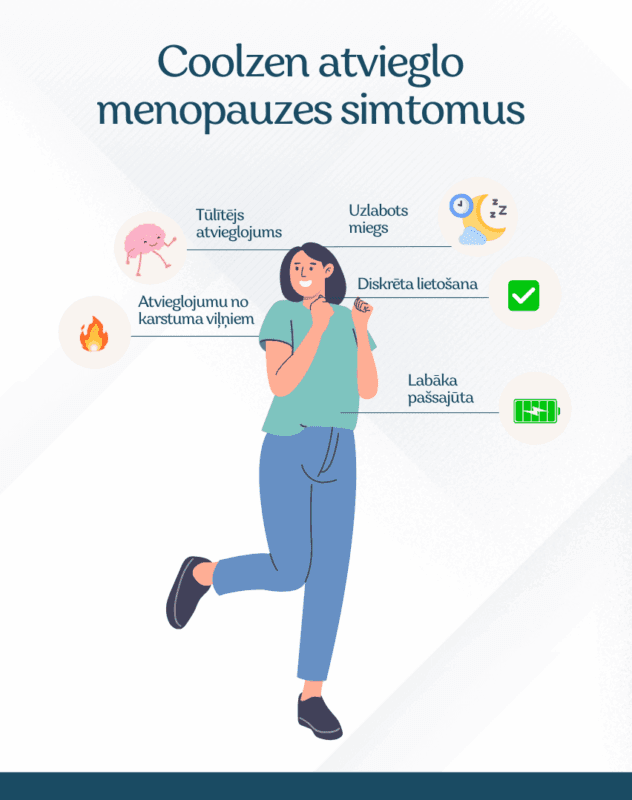 Atvieglot Menopauzes simtomus