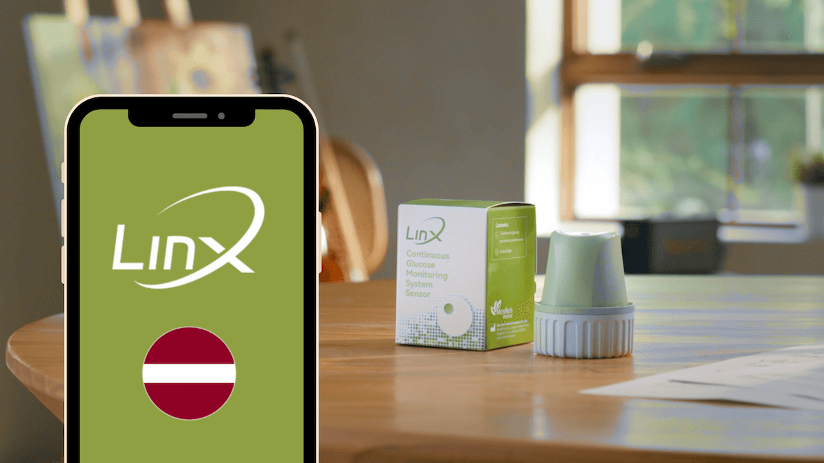 LinX CGM lietotne tagad pieejama arī latviešu valodā