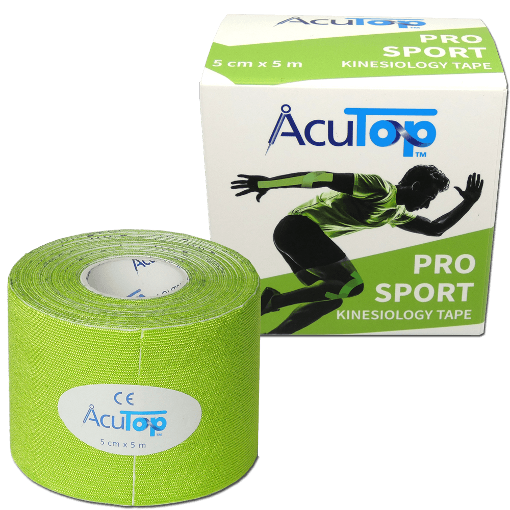 zaļš 5cm x 5m AcuTop Pro Sport 5cm x 5m kinezioloģiskais teips - Image 1